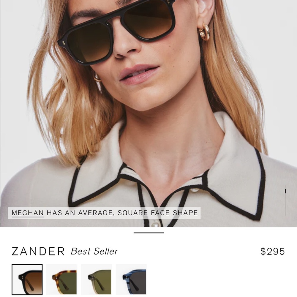 KREWE Zander Sunglasses in Black
